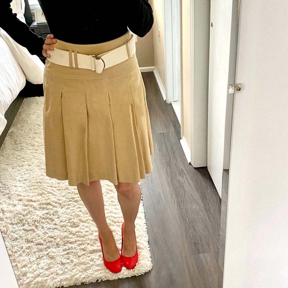 Theory Size 2 Tan Skirt